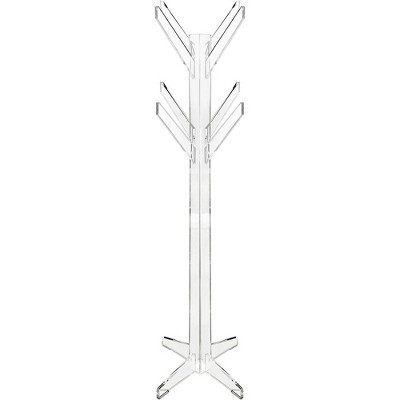 Designstyles Free Standing Luxurious Acrylic Coat Rack, Heavy Duty, Beautiful Home Decor, Perfect For Hats, Clothes, and Umbrellas | Target