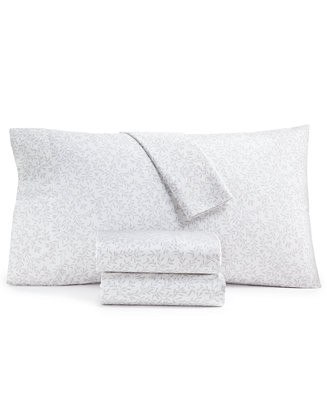 Charter Club Damask Designs 550 Thread Count Printed Cotton Sheet Sets, Exclusively at Macy’s -... | Macy's