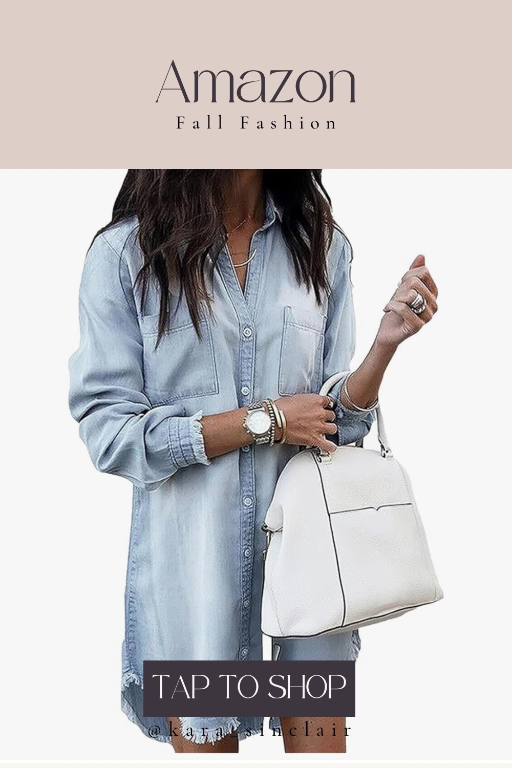 Women Denim Shirt Dresses Long Sleeve 

#LTKFindsUnder50 #LTKStyleTip #LTKFindsUnder100