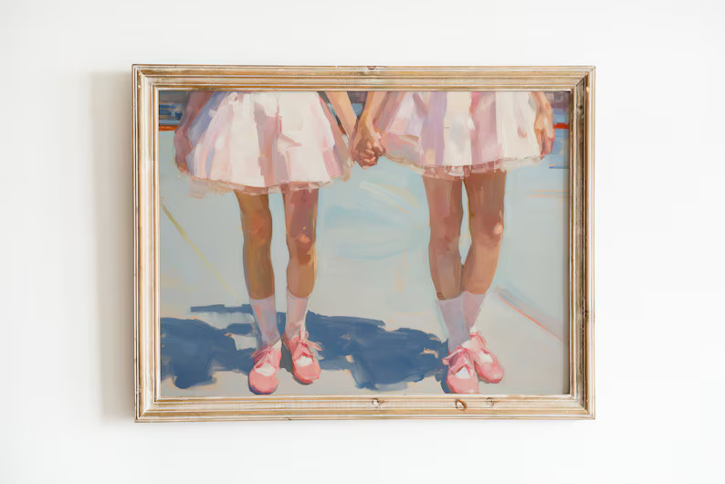 Pastel Pink Wall Art | Girly Room Decor | Balletcore Aesthetic | Pale Downloadable Print | Etsy (US)