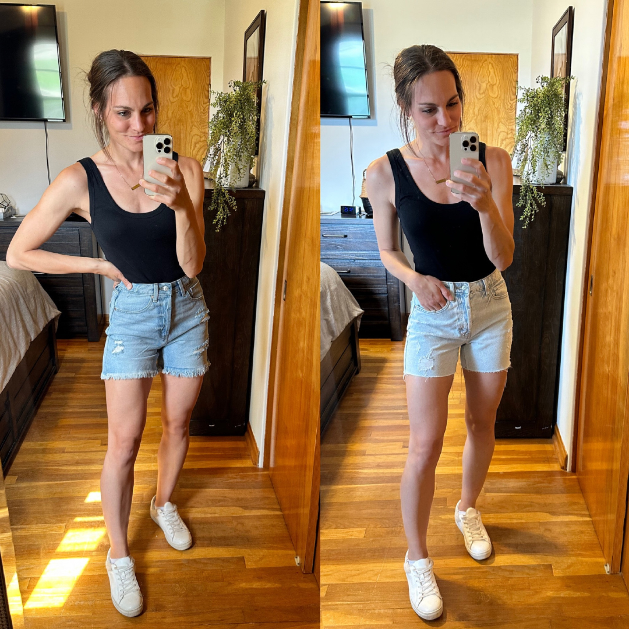 $16 Target womens shorts sale! The perfect 4.5” inseam! Not too long not too short. So good! Wearing my TTS 2! 

#LTKunder50 #LTKsalealert