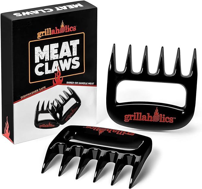 Grillaholics BBQ Meat Shredder Claws - Wolverine Style Ultra-Sharp Blades Quickly Lift Handle & S... | Amazon (US)