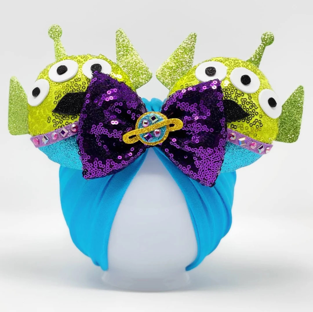 Alien || Minnie Ears Headwrap || Toy Story Minnie Ears || Hollywood Studios Ears || Minnie Ears T... | Etsy (US)