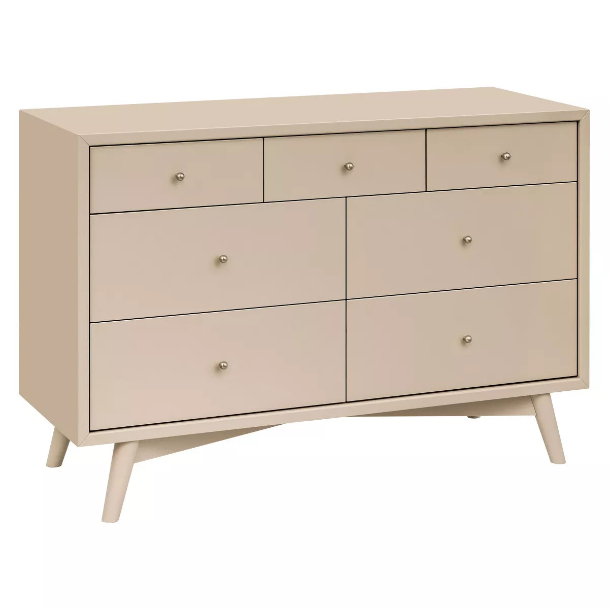 Babyletto Palma 7-Drawer Assembled Double Dresser - Taupe | Target