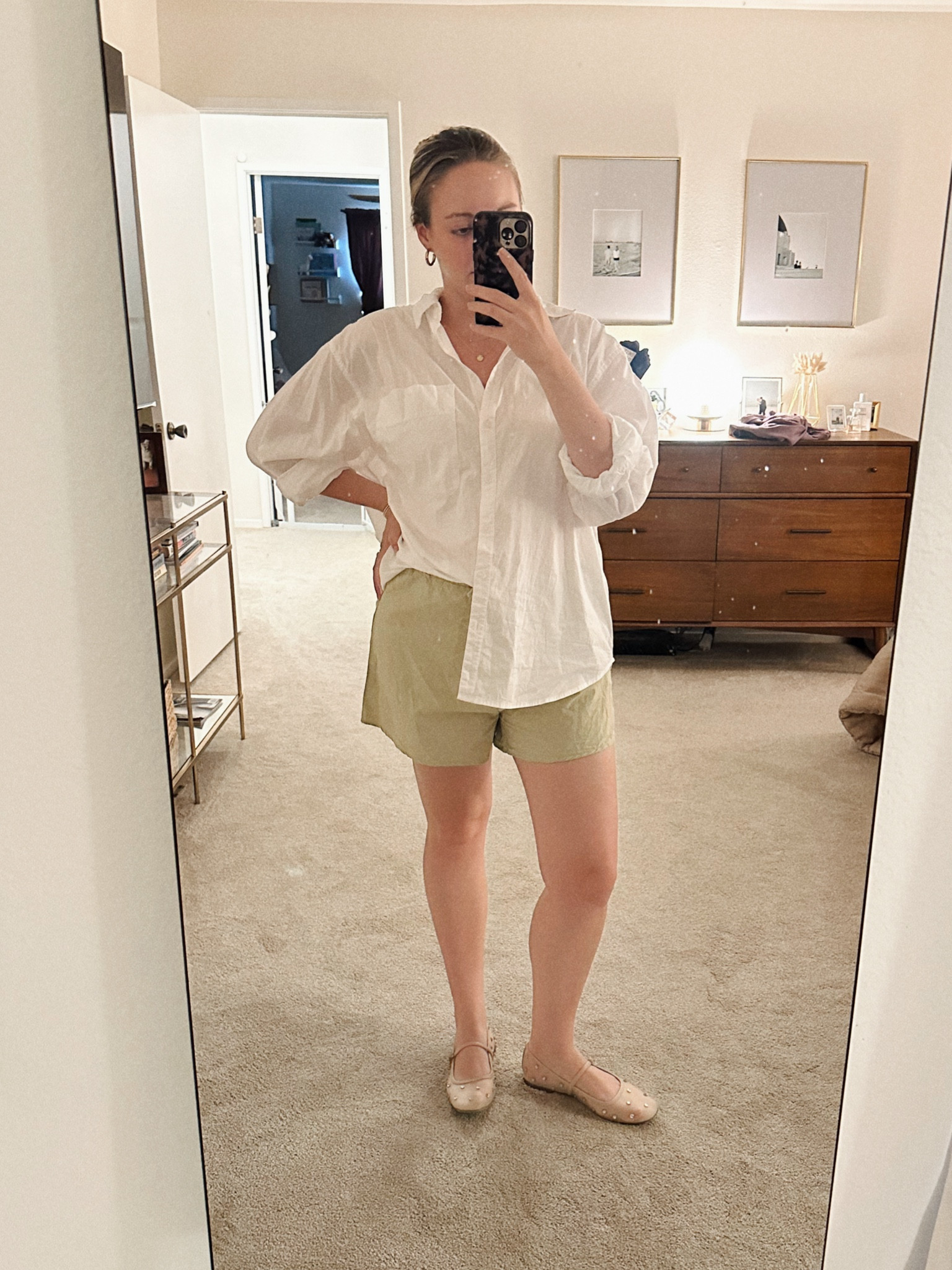 these ballet flats are only $30 and they’re SO good! they come in multiple colors and are super comfy. they’ve sold out twice before so snag them while they’re in stock! I sized up a 1/2 size from my normal shoe size. 

#LTKFindsUnder50 #LTKShoeCrush