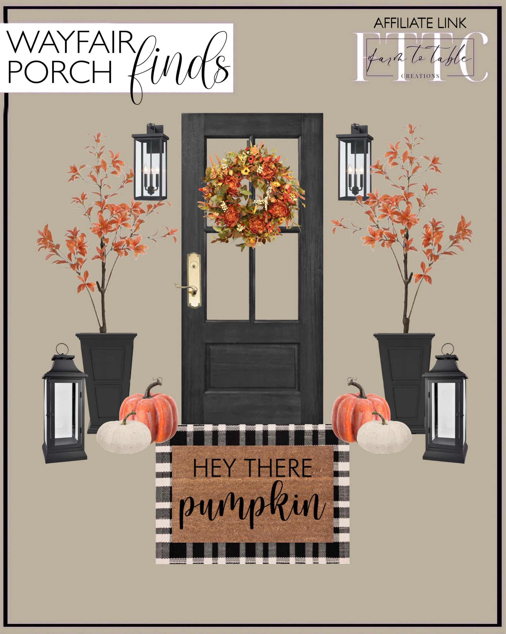 #ad 🍂Wayfair Big Holiday Sale. Follow @farmtotablecreations on Instagram for more inspiration.

I’ve curated my favorite porch selections from @Wayfair and it’s the perfect opportunity to stock up on all your cozy fall & holiday essentials. Take advantage of up to 60% discounts and fast shipping during their Big Holiday Sale. #wayfairpartner #wayfair

#wayfairfinds #fallporch #fallporchfinds #falldecor #fallhomedecor #fallporchdecorations #fallplanter #fallporchrug #fallfrontporch 

#LTKHome #LTKFindsUnder50 #LTKSaleAlert