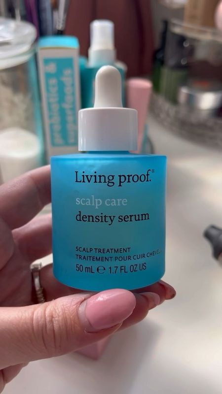 Postpartum hair loss routine. Love this scalp serum! Can’t wait to see results in as little as 90 days! 

#postpartum #haircare #livingproofinc #hairserum 

#LTKbaby #LTKbeauty #LTKfindsunder100