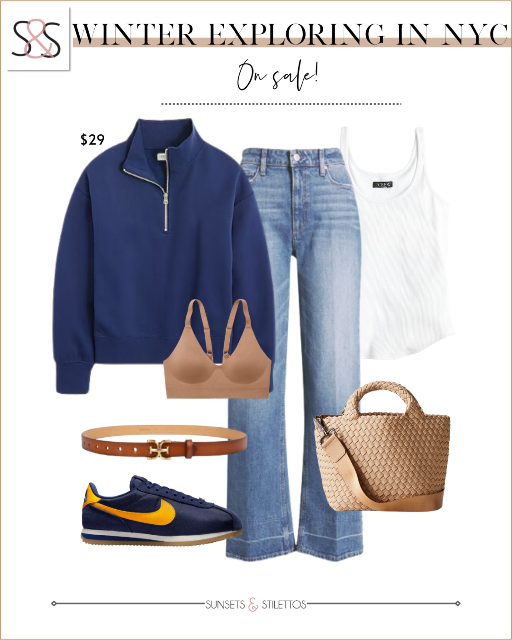 A half zip and jeans with a pop of color is a great spring outfit! Perfect for a casual weekend 

Sunsets and Stilettos, workwear, Nike Cortez sneakers 

#LTKWorkwear #LTKOver40 #LTKSeasonal