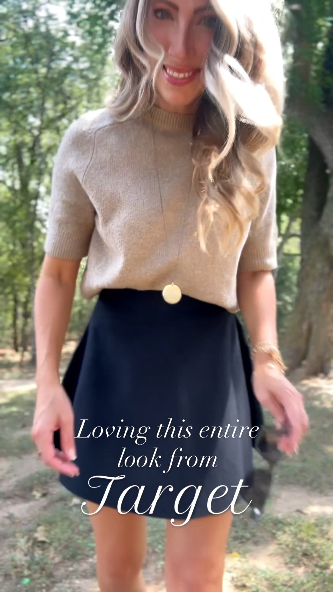 Loving this outfit from Target! Wearing my normal XS. Fall outfit, target fall, neutral outfit, lightweight sweater, sweater skirt, viral skirt, neutral fall outfit, Halloween, thanksgiving, pumpkin patch. Callie Glass 

#LTKSeasonal #LTKFindsUnder50 #LTKFindsUnder100