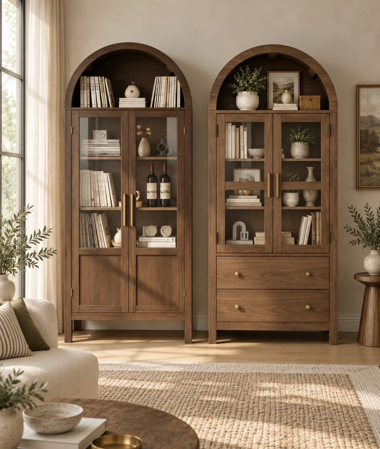 Both of these arched cabinets are on sale, and are priced so well. One is $175 and the other $250!

#LTKHome #LTKSaleAlert