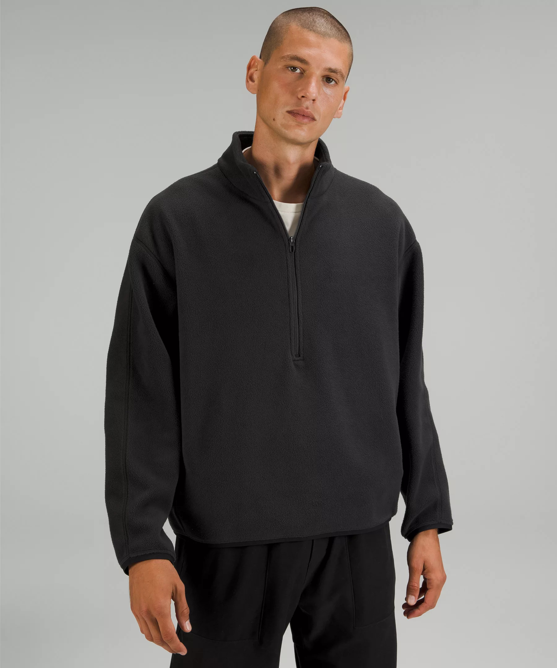 Oversized Fleece Half Zip | Men's Hoodies & Sweatshirts | lululemon | Lululemon (US)