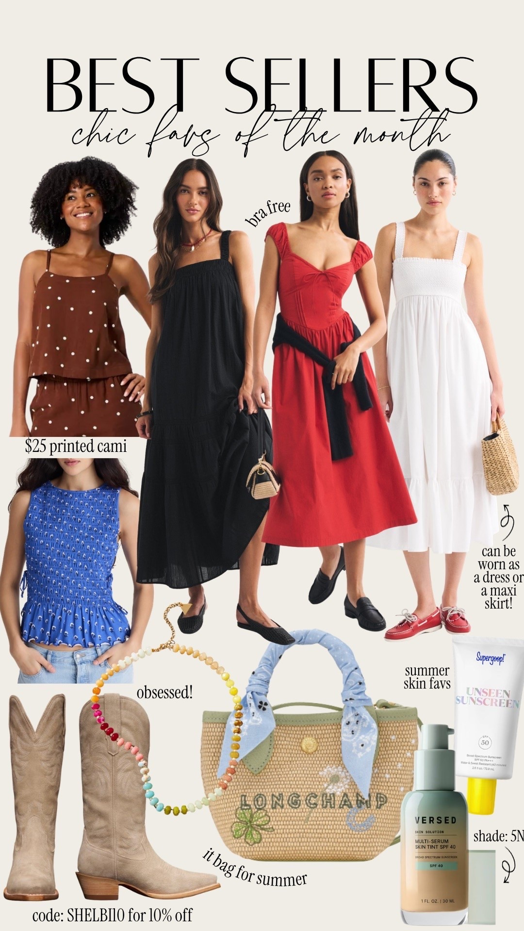 June best sellers of the month! Lots of fun pops of color, flowy dresses & chic accessories.

#LTKdayinmylife #LTKootd #LTKSaleAlert