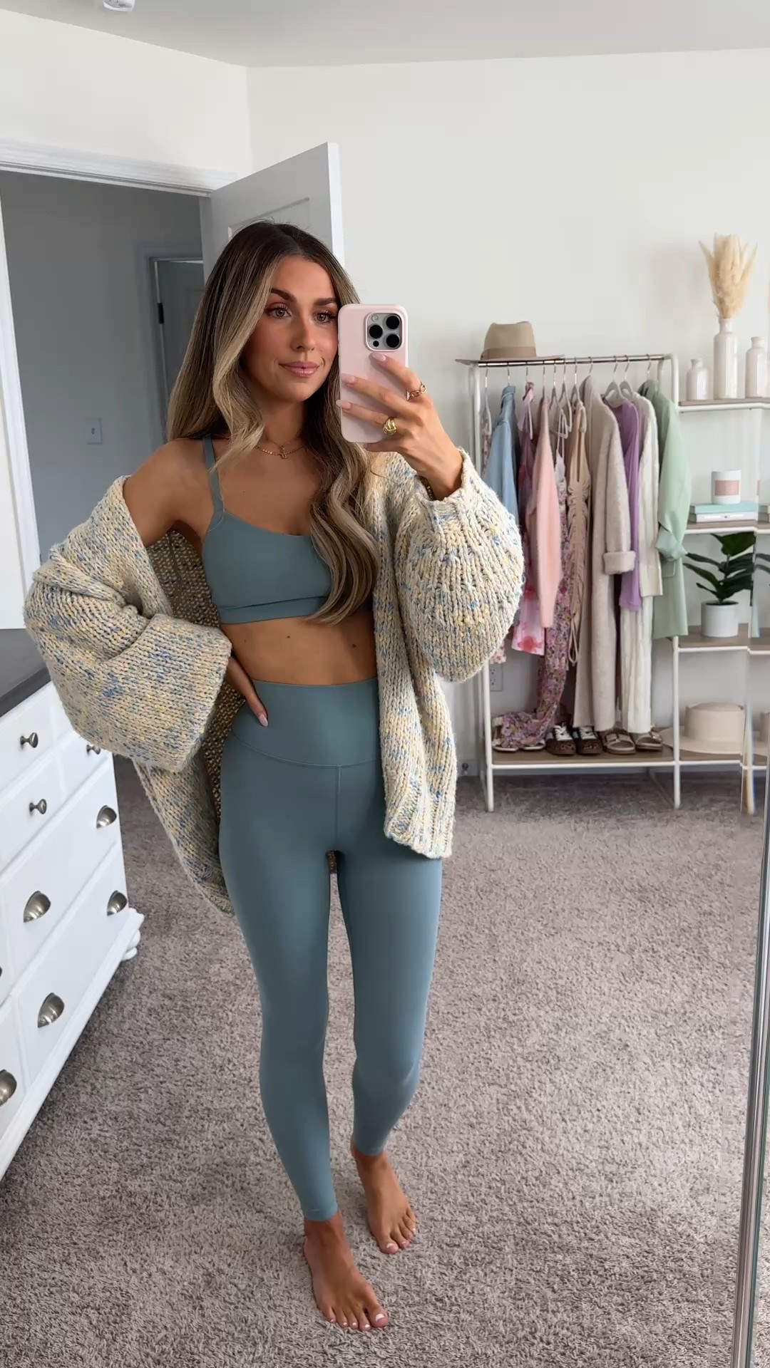 Ootd for a morning of momming, making breakfast, getting ready and admin work! Set is such a cute & affordable find — size xs and I’m 5’2!

#LTKWatchNow #LTKPetite #LTKFindsUnder50