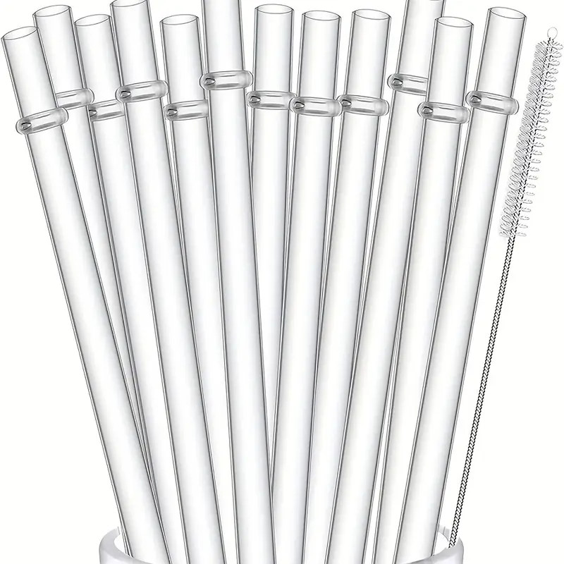 Straws Reusable Hard Transparent Plastic Clear Drinking - Temu | Temu Affiliate Program