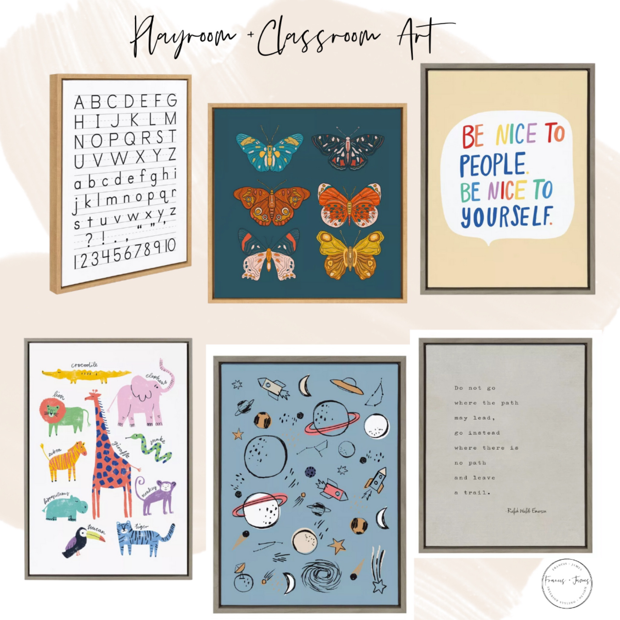 Classroom Art, Playroom Art, Kate + Laure Art, large wall art, playroom art, nursery art, kids room decor, nursery decor, wall decor, large wall decor, classroom wall decor

#LTKfamily #LTKkids #LTKbump