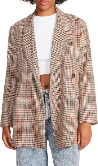 Stella Oversize Houndstooth Blazer | Nordstrom