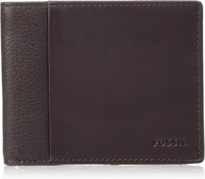 Fossil Men's Ward RFID Bifold with Flip ID, Dark Brown, 4.5"L x 0.75"W x 3.5"H | Amazon (US)
