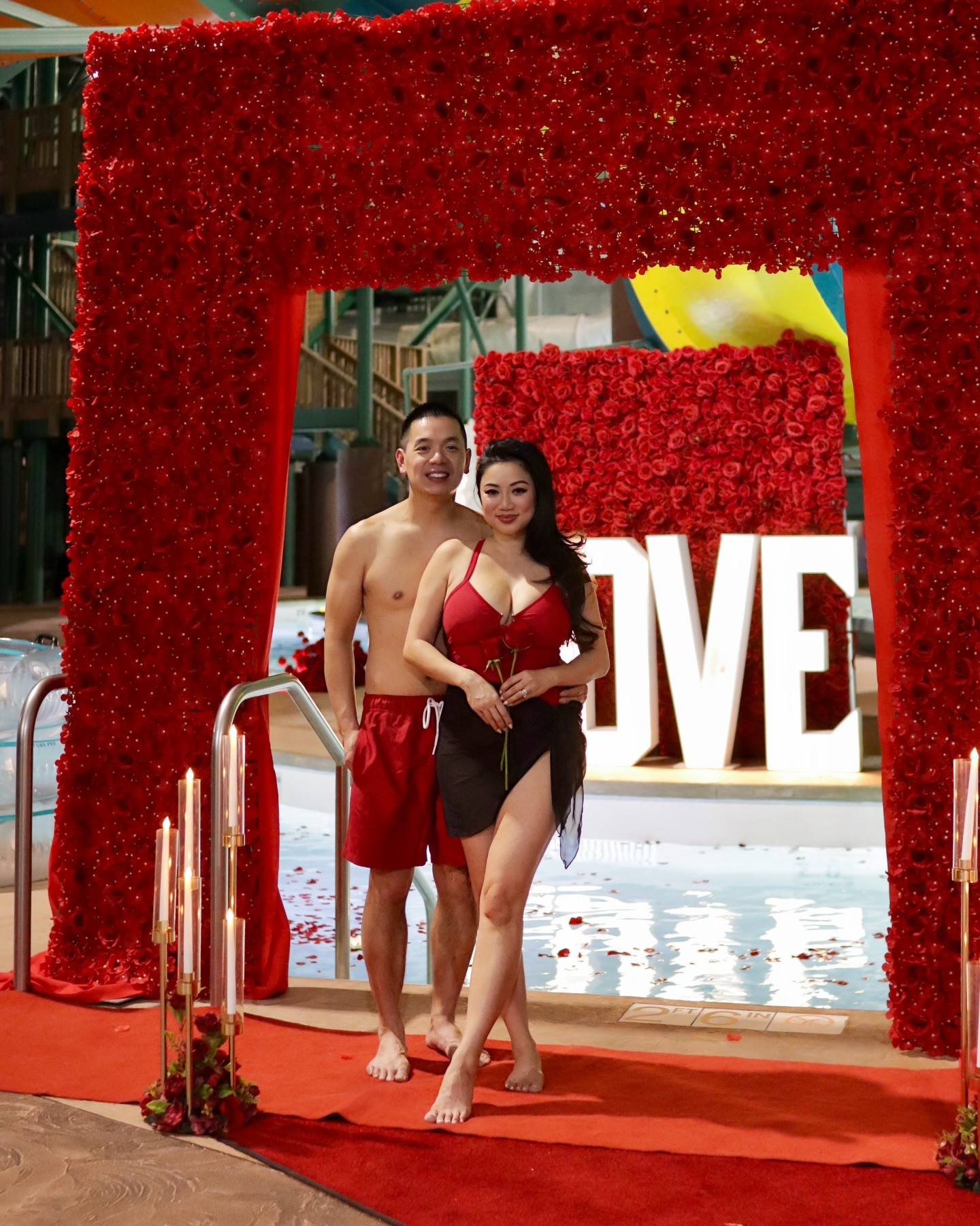 Date night, but make it unexpected ♥️🌊✨

We spent the evening @greatwolflodge to preview, Romance on the River, an after-hours Valentine’s experience 💘 that turns the indoor water park into an adults-only space once the day winds down.

The night unfolded slowly. A relaxed dinner 🍽️ in a poolside cabana, soft string music 🎻 in the background, and later floating the lazy river with rose petals and candlelight 🌹🕯️around us. Dessert and champagne followed, which made the whole thing feel intimate one of a kind 🥂🍰

A really thoughtful parents’ night out and happening one night only on Valentine’s Day, Saturday, February 14, 2026 ♥️
.
.
.
.
.
Happy Valentine’s Day, February 14, Great Wolf Lodge, parents night out, date night ideas, date night out, married with children, parents of Instagram, mom life, Philly, Philadelphia, Poconos, Philly blogger, Asian blogger, macro influencer, Philadelphia blogger, Philly influencer

#LTKSeasonal #LTKValentine #LTKootd