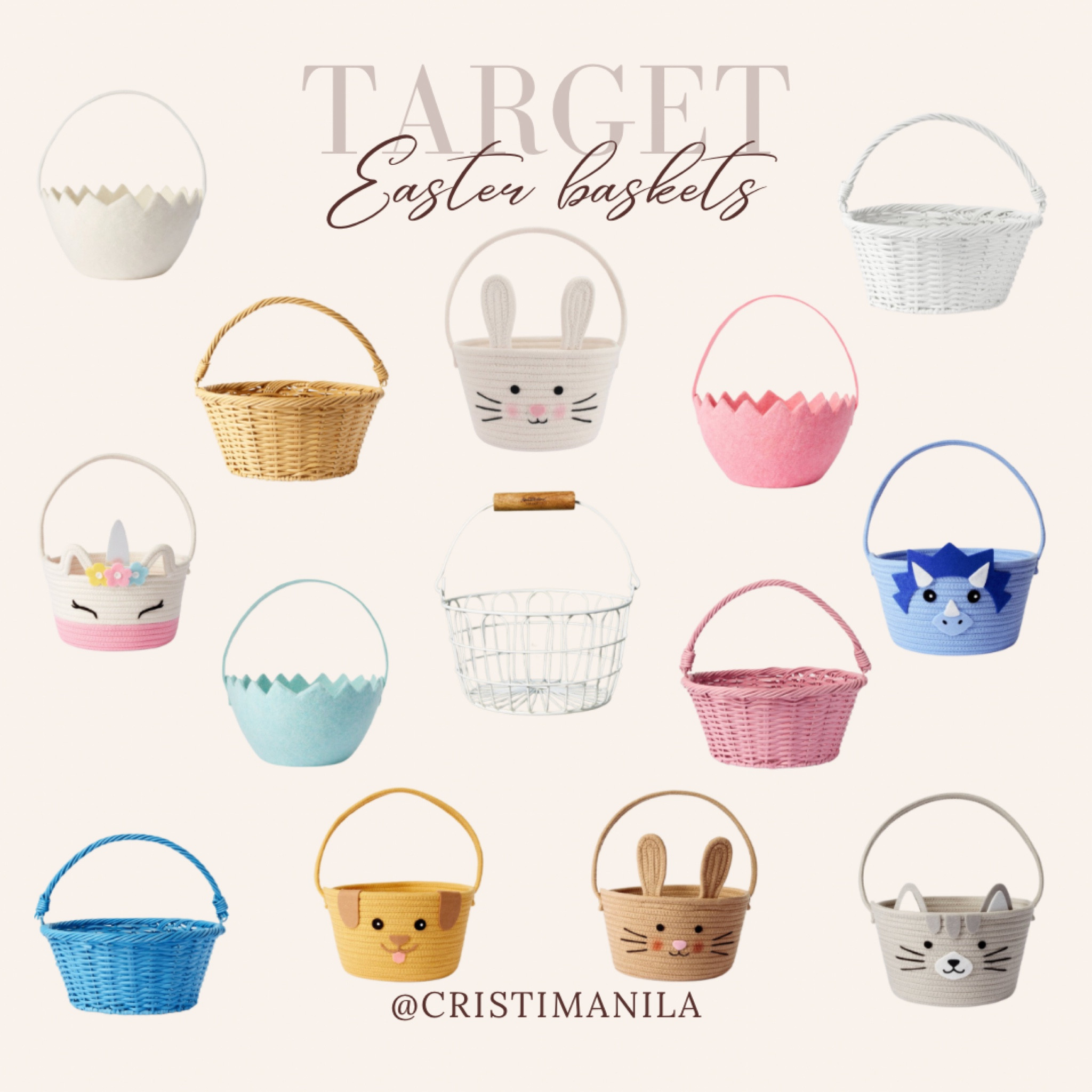 Easter is quickly coming up so here are some cute Easter basket options! #target 

#LTKkids #LTKfamily #LTKSeasonal