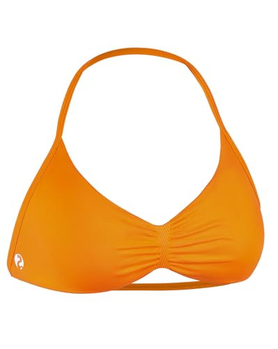 AUROLA Influence Strappy Bra Sports Bras for Women, Backless Padded Impact Strappy Bra for Workout Gym Yoga with Removable Cups,Persimmon Orange,M | Amazon (US)