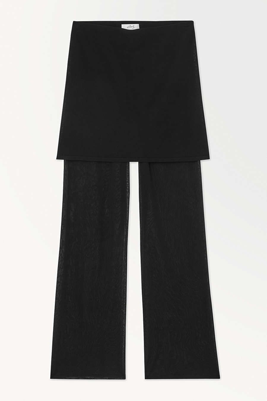THE LAYERED SILK-BLEND PANTS | COS (US)