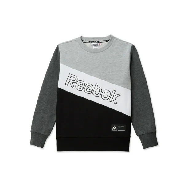 Reebok Boys Crew Sweatshirt - Walmart.com | Walmart (US)
