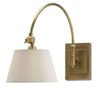 Ashby Swing-Arm Sconce, 1-Light, Brass, 9.5"W (5000-0003 KEWV) | Lighting Reimagined