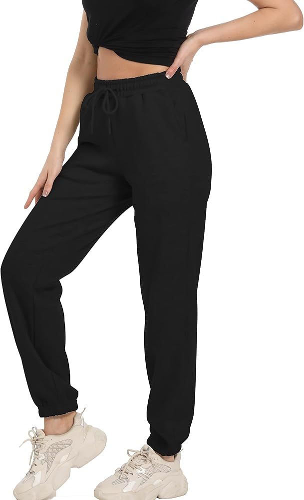 SPACEVIKING Womens Sweatpants, Fleece Lined Joggers for Women | Amazon (US)