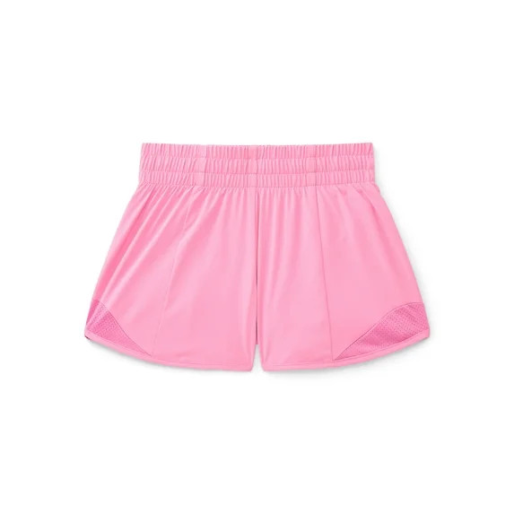 Athletic Works Girls Athletic Run Shorts, Sizes 4-18 & Plus - Walmart.com | Walmart (US)