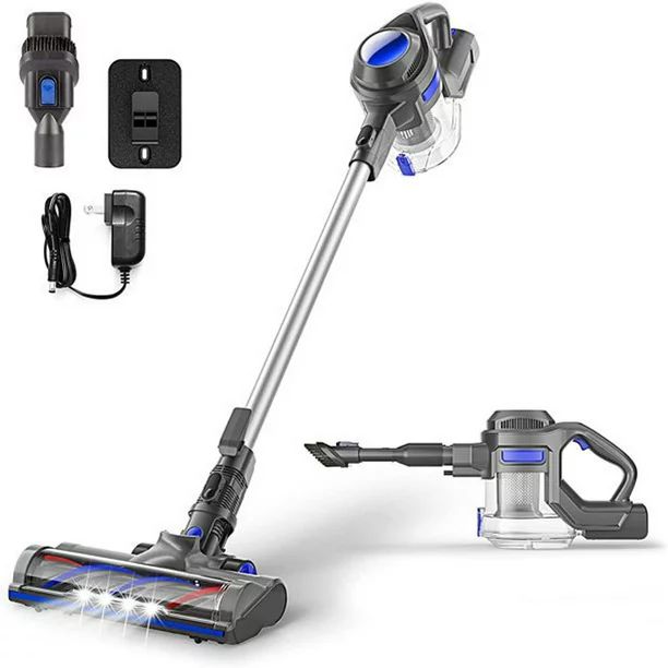 Moosoo Cordless Vacuum 4-in-1 Lightweight Stick Vacuum Cleaner, XL-618A - Walmart.com | Walmart (US)