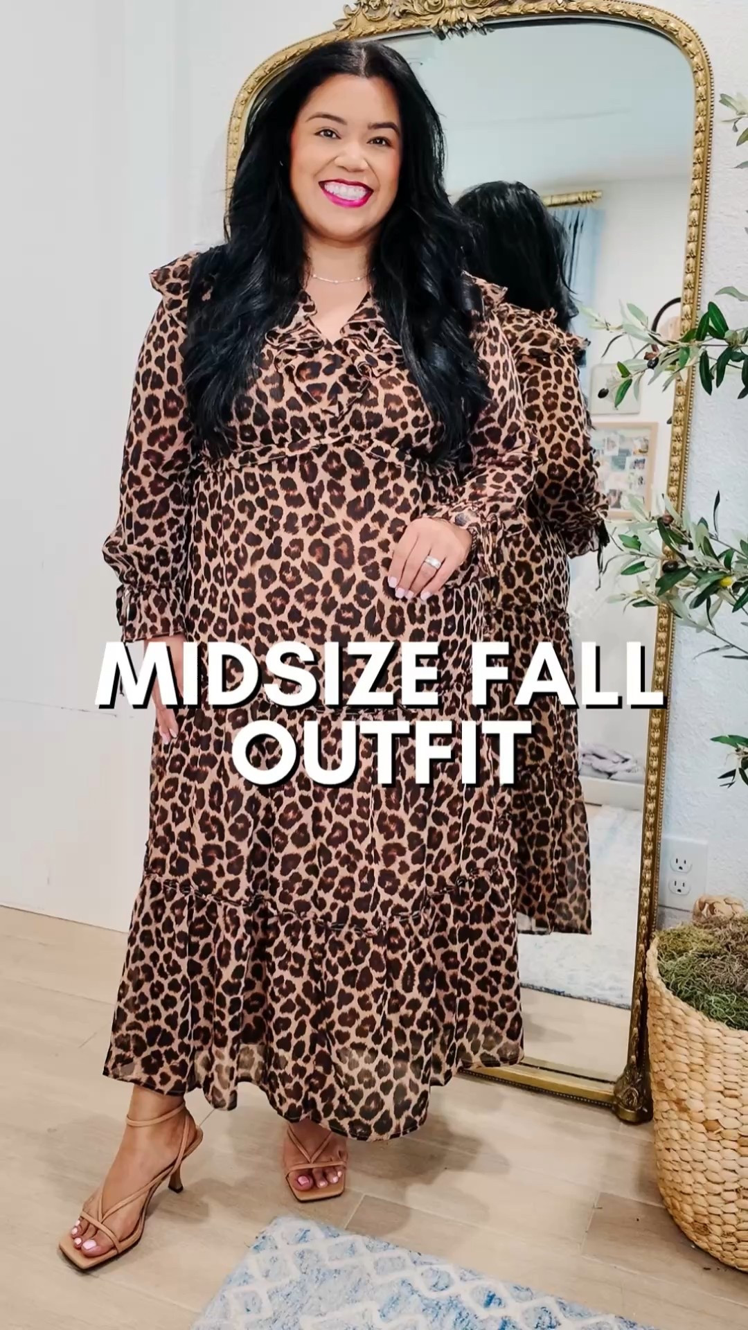 Loving the new arrivals from Walmart. I love the ruffles and sheer sleeves. 
Wearing an XL and I’m 5’1”

Walmart fashion, midi dress, fall outfit ideas, leopard print dress, Free Assembly, midsize, plus size, smiles and pearls

#LTKWedding #LTKMidsize #LTKPlusSize