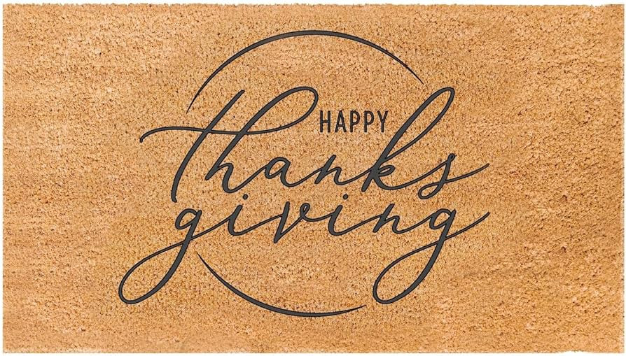 THEODORE MAGNUS Natural Coir Doormat with Non-Slip Backing - 17 x 30 - Outdoor/Indoor - Fall Door... | Amazon (US)