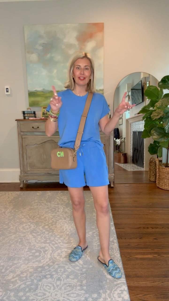 Perfect Spanx Air Essentials set for the win!! Love this monochromatic look with a fun shoe & accessories. ￼
Top - xs
Shorts - small
Shoes - 8 
*Use code Catherine20 at A+B

#LTKdayinmylife #LTKootd #LTKmomlife