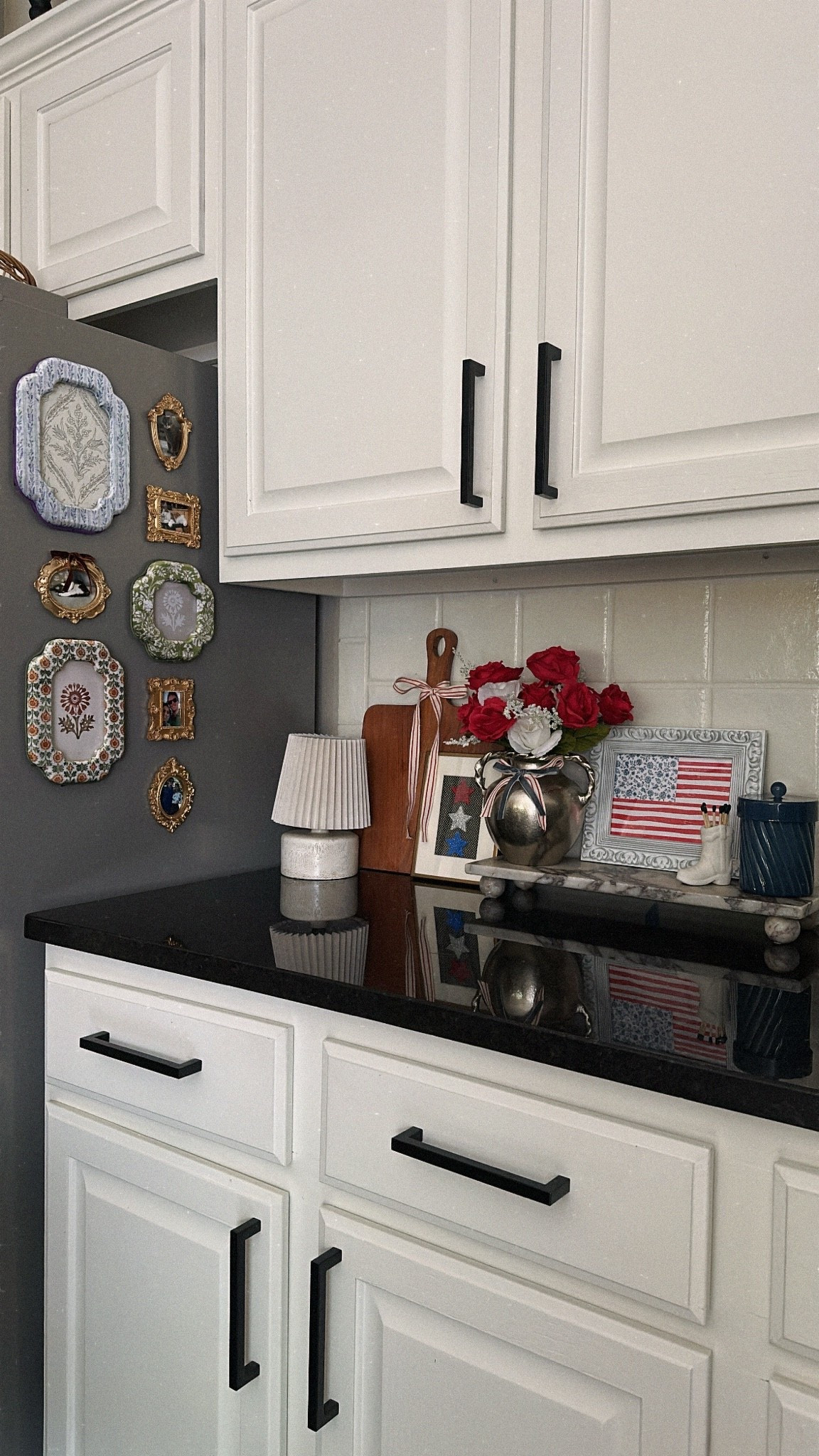 Kitchen counter views with my fridge gallery wall! ♥️🤍💙

#LTKHome #LTKSeasonal #LTKSaleAlert