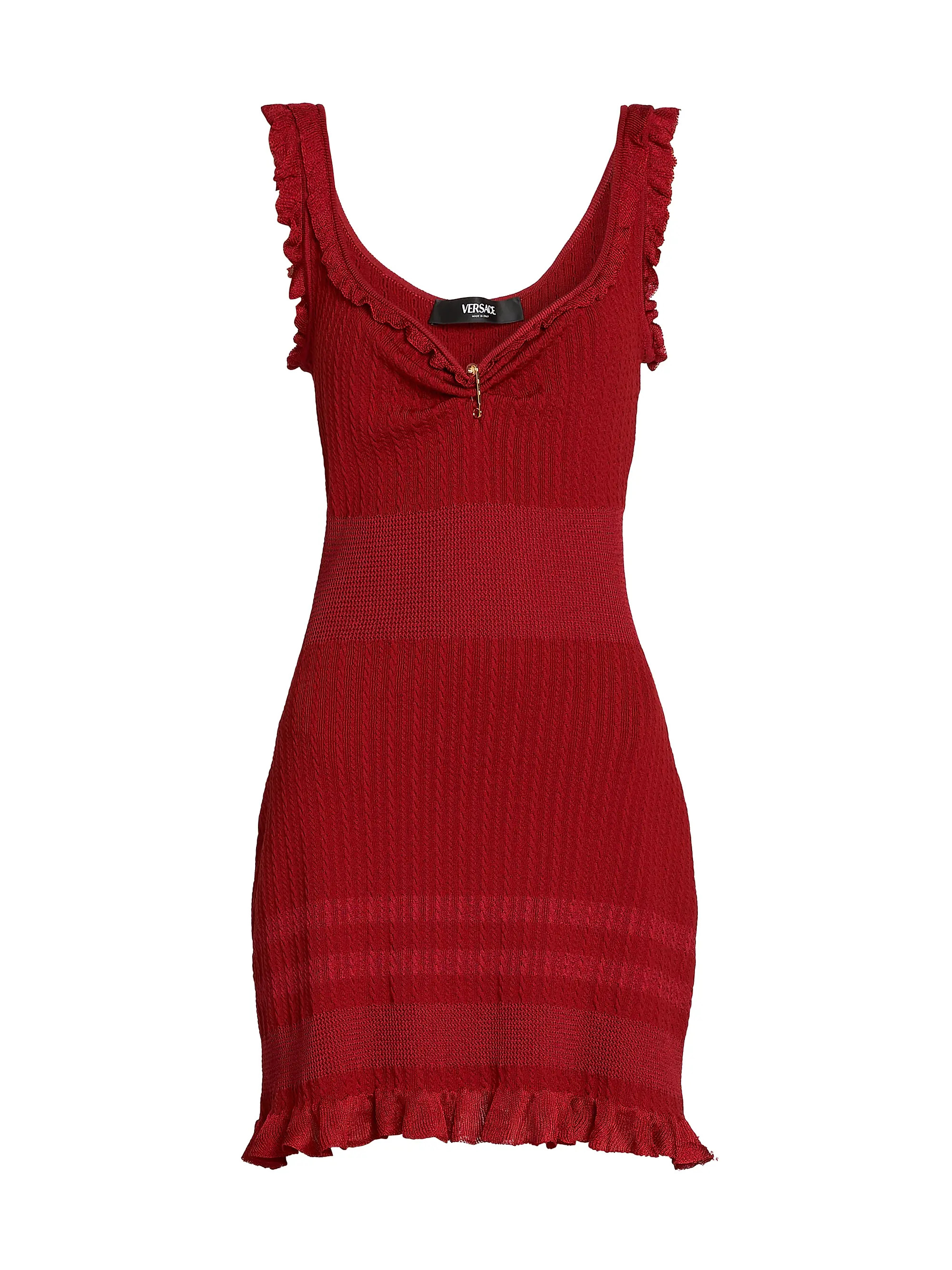 Cable-Knit Wool-Blend Minidress | Saks Fifth Avenue