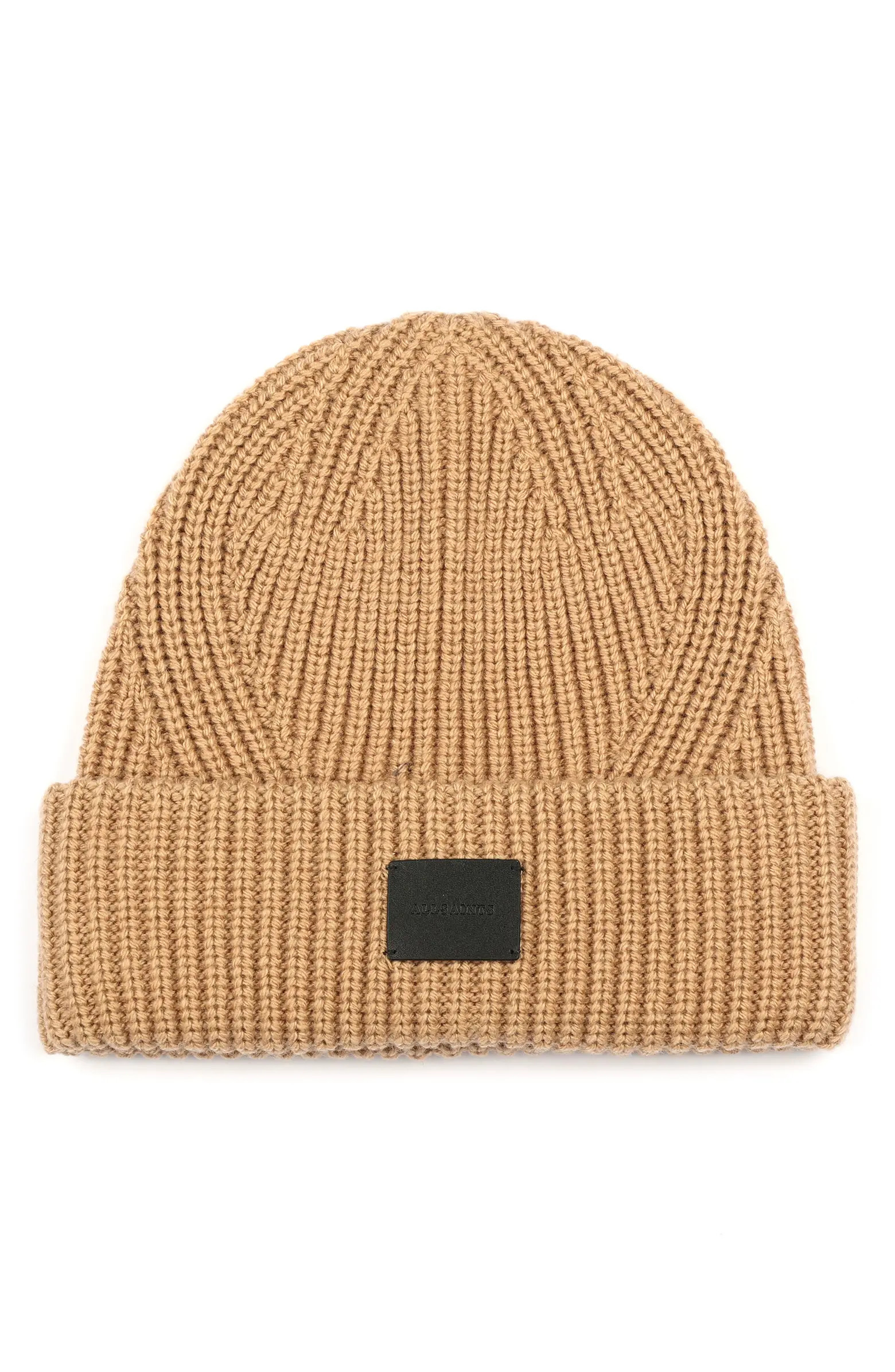 Travelling Rib Knit Wool Blend Beanie | Nordstrom