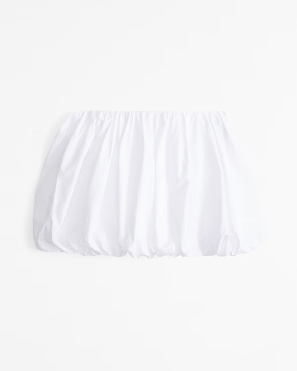 Mid Rise Bubble Mini Skort | Abercrombie & Fitch (US)