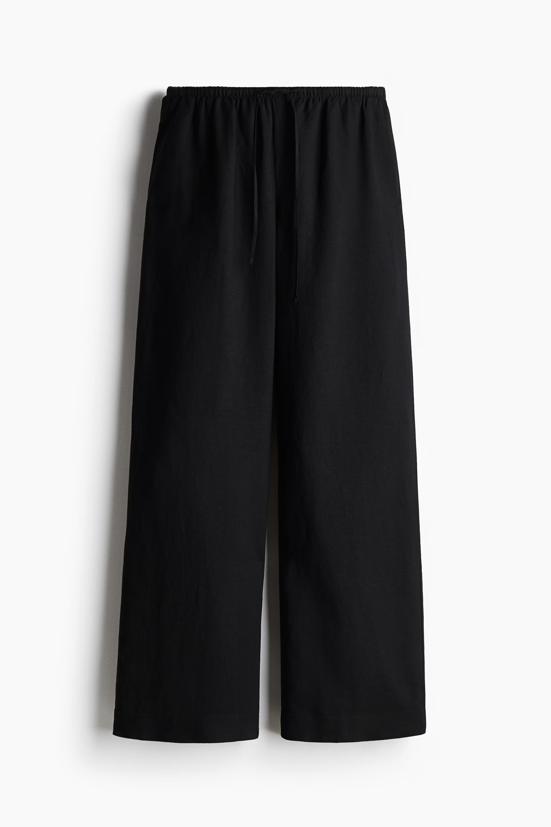 Straight linen-blend trousers | H&M (UK, MY, IN, SG, PH, TW, HK)