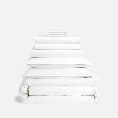 Brooklinen Classic Percale Move-In Bundle in Pebble | Brooklinen