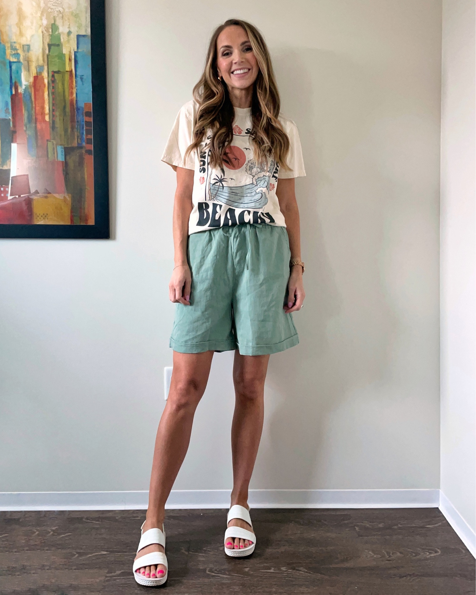 Amusement water park summer fun casual style // @amazon shorts (wearing size small) + @mountainmoverz graphic tee (wearing size small, use code MERRICK20 for 20% off) + @reef sandals (use code MERRICK20 for 20% off)

#LTKSeasonal #LTKunder50 #LTKtravel