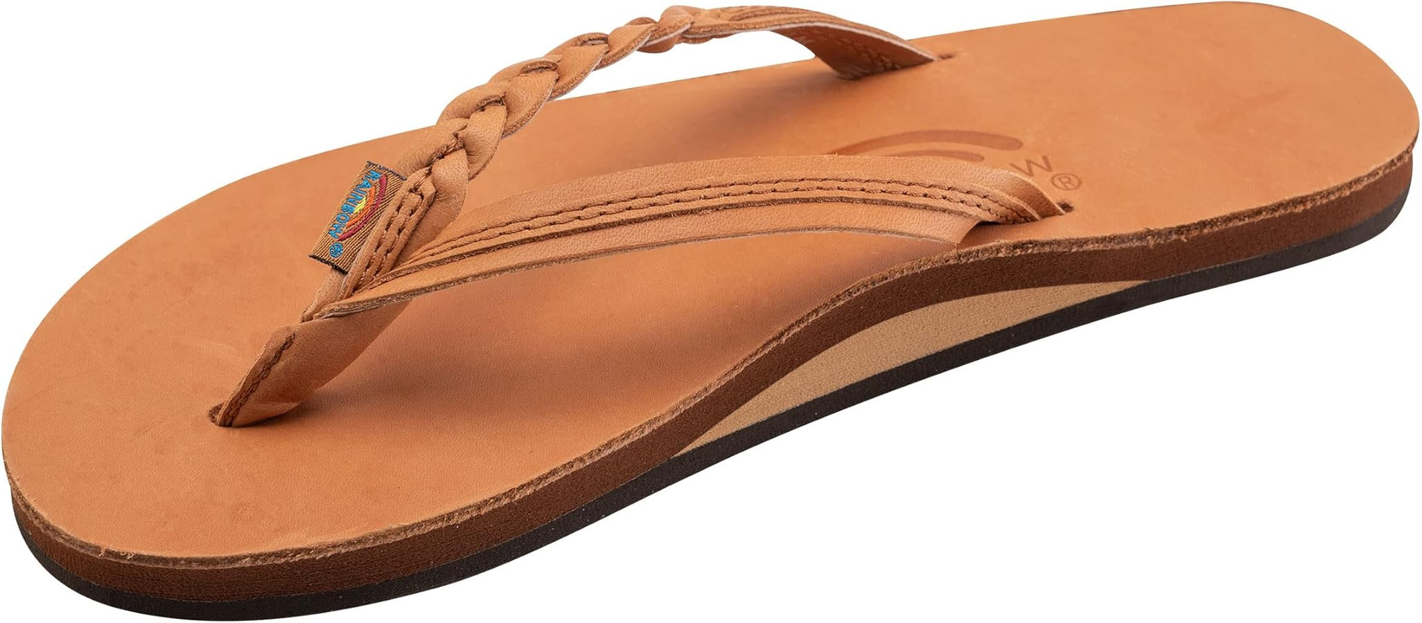 Rainbow Sandals Women’s Flirty Braidy Premier Leather w/Single Braided Strap | Amazon (US)