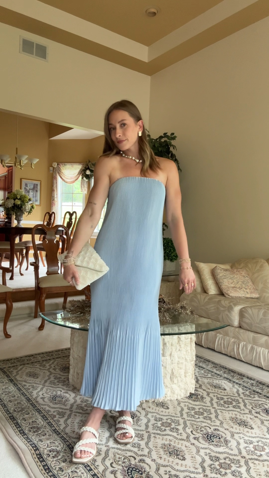 5/17/25 wedding guest dress inspo 🫶🏼 Abercrombie wedding guest dress, blue midi dress, rehearsal dinner outfit, spring event dress, elegant midi dress, affordable wedding guest look, timeless event outfit, classic blue dress, feminine dress style, spring wedding outfit inspo, best Abercrombie dresses, semi-formal dress idea, elevated guest dress, spring celebration outfit, what to wear to a rehearsal dinner

