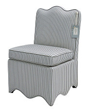 21.5x32.5 Skirted Dining Chair With Scalloped Trim | Kitchen & Dining Room | Marshalls | Marshalls