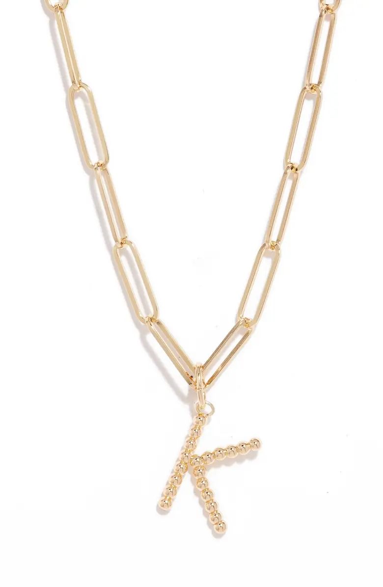 Beaded Initial Necklace | Nordstrom