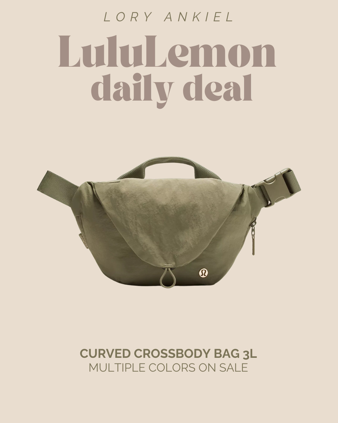 Lululemon Daily Deal! - Curved Crossbody Bag 3L - Perfect for travel or on the go! 
 

 #LTKActive #LTKSaleAlert #LTKTravel