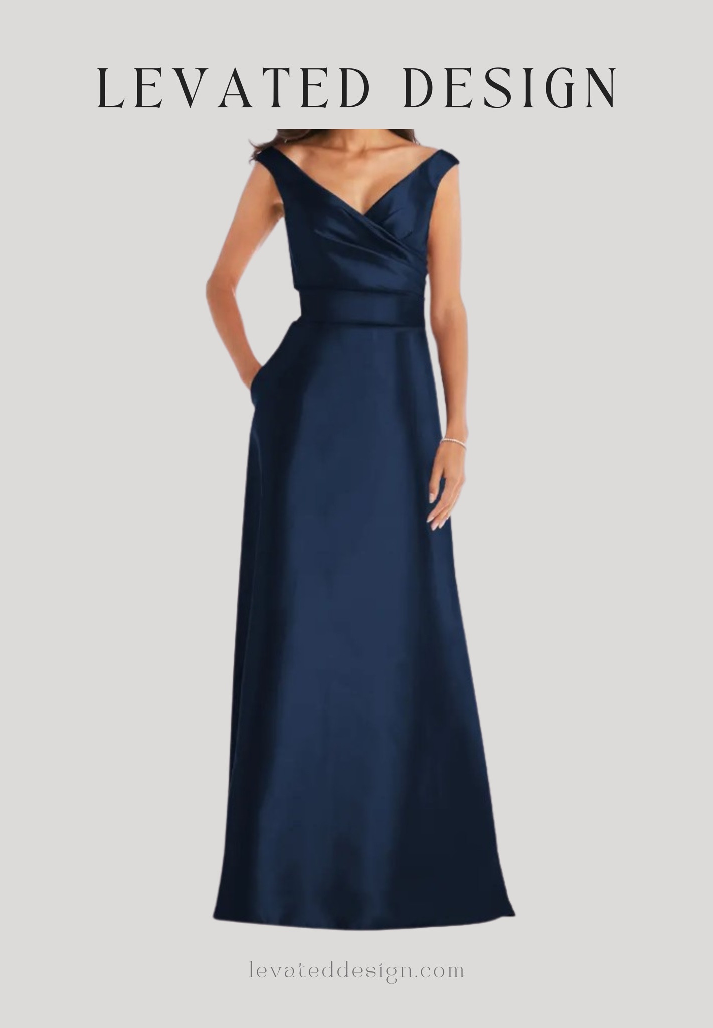 Gorgeous Off the Shoulder Satin Gown #weddingguestdress 

#LTKfit #LTKFind #LTKstyletip