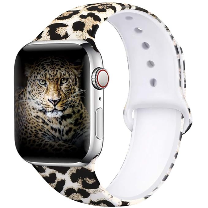 EXCHAR Compatible with Apple Watch Band 42mm Series 3/2/1 44mm Series 4 Fadeless Pattern Printed ... | Amazon (US)