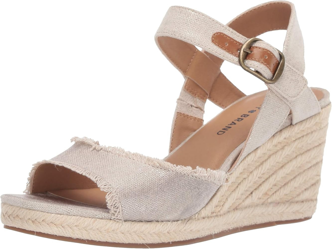 Lucky Brand Women's Mindra Espadrille Wedge Sandal | Amazon (US)