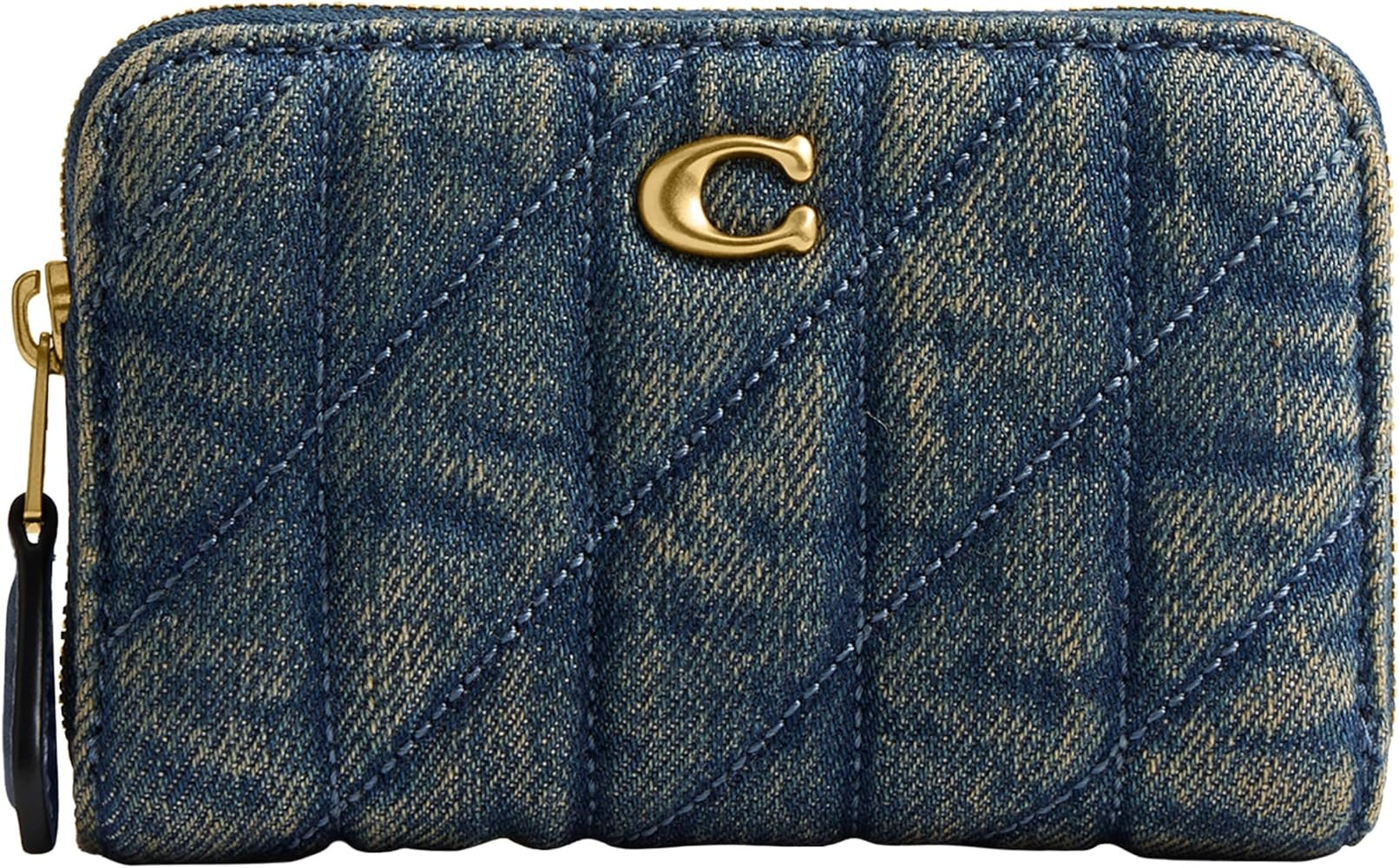 Coach Essential Small Zip Around Card Case with Quilting | Amazon (US)