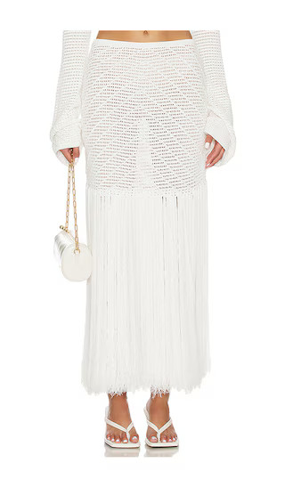 Edna Maxi Skirt in Dove | Revolve Clothing (Global)